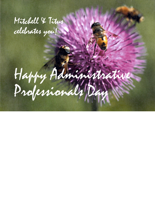 Administrative Professionals Day Card, No.1